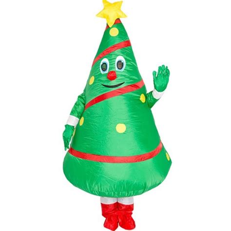 christmas tree blow up costume